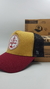 Gorra De Autor The Cap MARINE LINE "The Seafarer" Mostaza, Bordo y Negro