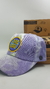 Gorra De Autor The Cap TRADE LINE Batik Parche Hilo Celeste Amarillo - Gabardina