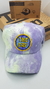 Gorra De Autor The Cap TRADE LINE Batik Parche Hilo Celeste Amarillo - Gabardina - comprar online