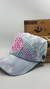 Gorra De Autor The Cap TRADE LINE Batik Fantasy Parche Hilo Fucsia - Gabardina