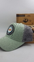 Gorra De Autor The Cap MUSIC LINE "It´s Techno Time" Verde y Gris