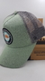 Gorra De Autor The Cap MUSIC LINE "It´s Techno Time" Verde y Gris en internet