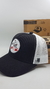 Gorra De Autor The Cap FEMME LINE "BANG" Negro y Blanco