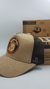 Gorra De Autor The Cap TERROR LINE "Wanna Play?" Beige y Marrón