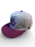 Gorra De Autor The Cap TRADE LINE 3D Gris y Bordo Snapback