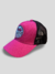 Gorra De Autor The Cap FEMME LINE "Stay Soft" Fucsia y Negro