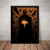 Quadro Batman Gothic Arte Hq Poster Moldurado