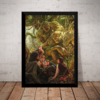 Quadro Hobbit Gigantes J. R. R. Tolkien Fantasy Arte