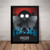 Quadro Game Retro Sonic The Hedgehog Arte Poster Com Moldura