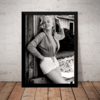 Quadro Decorativo Marilyn Monroe Foto Poster Com Moldura