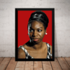 Quadro Nina Simone Jazz Arte Foto Poster Moldurado