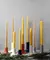 Candelabro de cerámica Alto 11 cm - Gris - Beelight: a Beeswax Co.: Velas Naturales de Pura Cera de Abejas