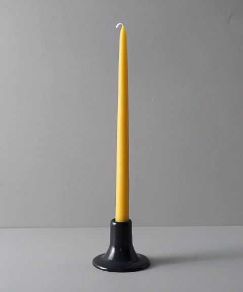 Candelabro de cerámica Bajo 7 cm - Negro