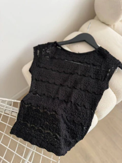 Top encaje remera - comprar online