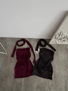 Vestido strapless Corbatin en internet
