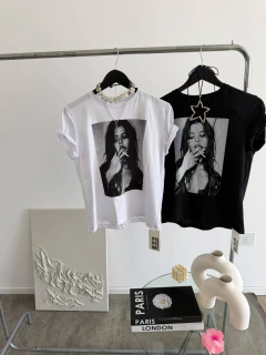 Remera estampa basica girl