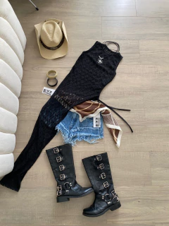 Top Asimetrico Encaje - comprar online