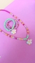 Kit colar e pulseiras flor - comprar online