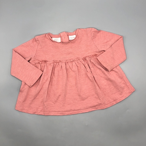 Remera Zara - Talle 3-6 meses - SEGUNDA SELECCIÓN