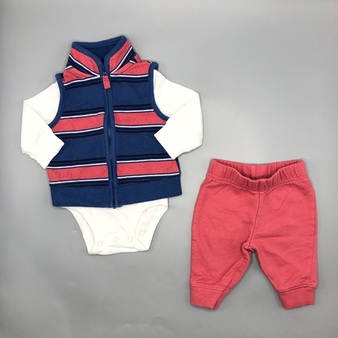 Conjunto Abrigo + Pantalón Carters - Talle 3-6 meses - SEGUNDA SELECCIÓN