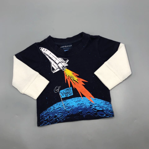 Remera Andy & Evan - Talle 3-6 meses