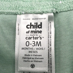 Conjunto Pantalón +Accesorio Carters - Talle 0-3 meses en internet