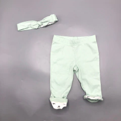 Conjunto Pantalón +Accesorio Carters - Talle 0-3 meses