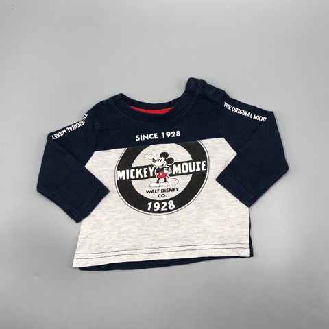 Remera Disney - Talle 0-3 meses - SEGUNDA SELECCIÓN
