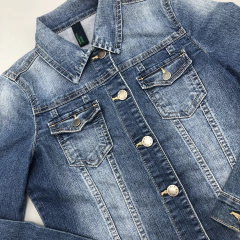 Campera jean/gabardina Benetton - Talle 8 años - SEGUNDA SELECCIÓN - comprar online