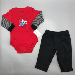 Conjunto Remera/body + Pantalón Carters - Talle 6-9 meses