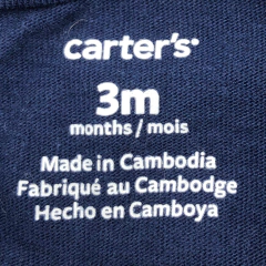 Remera Carters - Talle 3-6 meses