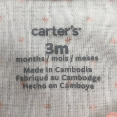 Body Carters - Talle 3-6 meses - SEGUNDA SELECCIÓN - Baby Back Sale SAS