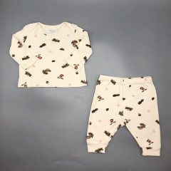 Conjunto Remera/body + Pantalón Polo Ralph Lauren - Talle 3-6 meses