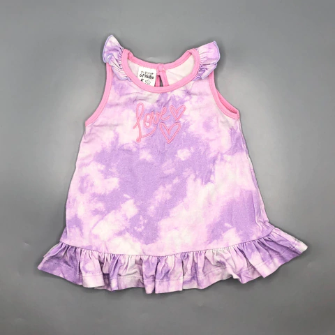 Vestido Grisino - Talle 9-12 meses - SEGUNDA SELECCIÓN