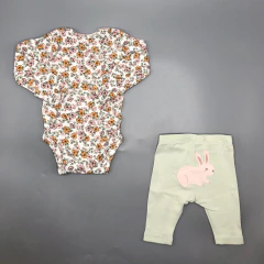 Conjunto Remera/body + Pantalón Carters - Talle 0-3 meses - Baby Back Sale SAS