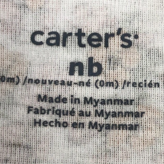 Conjunto Remera/body + Pantalón Carters - Talle 0-3 meses en internet