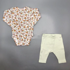 Conjunto Remera/body + Pantalón Carters - Talle 0-3 meses