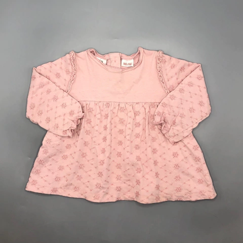 Remera Zara - Talle 6-9 meses - SEGUNDA SELECCIÓN