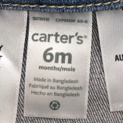 Campera jean/gabardina Carters - Talle 6-9 meses