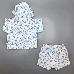 Conjunto Abrigo + Pantalón Grisino - Talle 0-3 meses - Baby Back Sale SAS