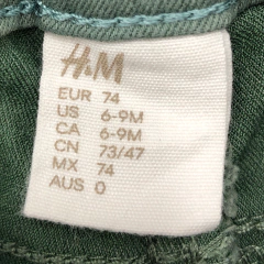 Pantalón H&M - Talle 6-9 meses - SEGUNDA SELECCIÓN - Baby Back Sale SAS