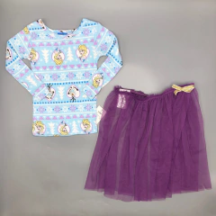 Conjunto Remera + Pollera Disney - Talle 3 años