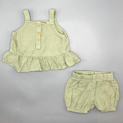 Conjunto Remera + Short Carters - Talle 3-6 meses - SEGUNDA SELECCIÓN