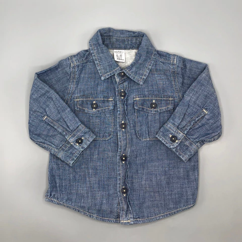 Camisa GAP - Talle 6-9 meses - SEGUNDA SELECCIÓN