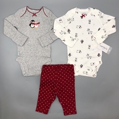 Conjunto Remera/body + Pantalón Carters - Talle 0-3 meses