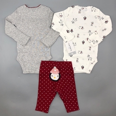 Conjunto Remera/body + Pantalón Carters - Talle 0-3 meses - tienda online