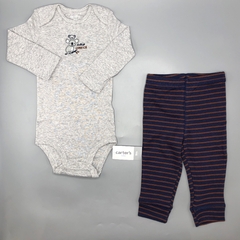 Conjunto Remera/body + Pantalón Carters - Talle 9-12 meses