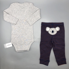 Conjunto Remera/body + Pantalón Carters - Talle 9-12 meses