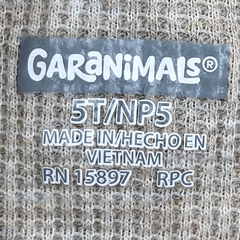 Remera Garanimals - Talle 5 años - SEGUNDA SELECCIÓN - Baby Back Sale SAS