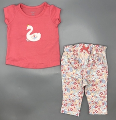 Conjunto Remera/body + Pantalón Carters - Talle 3-6 meses - SEGUNDA SELECCIÓN